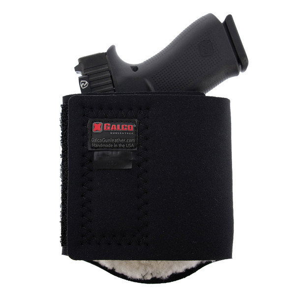 product variation GALCO Ankle Guard Black Right Hand Ankle Holster For Glock 26 (AGD286RB) image