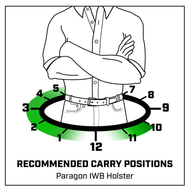 product variation GALCO Paragon 2.0 IWB Holster For Glock 19 (PA2-226RB) image