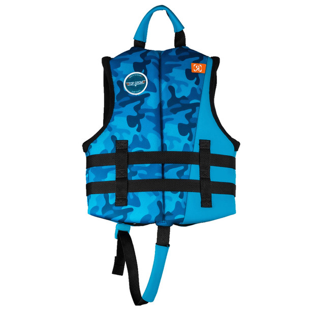 RONIX Boy's Top Grom Blue Camo CGA Life Vest, Child (224171)