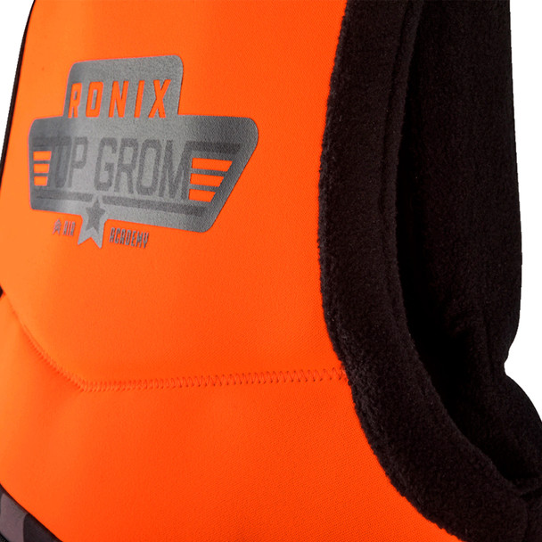 product variation RONIX Boy's Top Grom Orange/Black Camo CGA Life Vest, Youth (224172) image