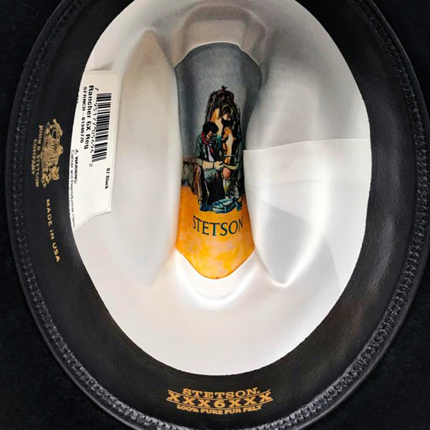 product variation STETSON Rancher 6X Reg Fur Felt Black Cowboy Hat (SFRNCH-013407) image