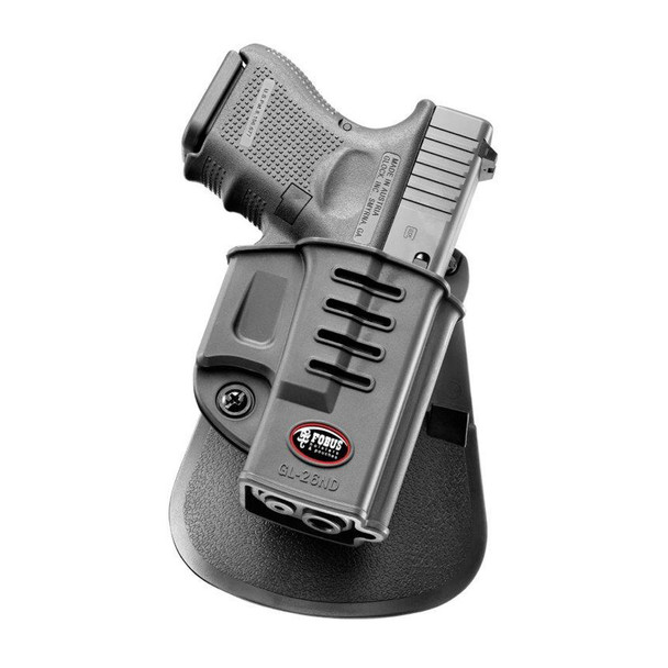 product variation FOBUS Evolution Right Hand Paddle Holster Fits Glock 26,27,28,33 (GL26ND) image