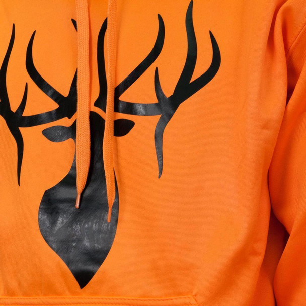 product variation KINGS CAMO Blaze Orange-Desert Shadow Poly Logo Hoodie (KBZ415-BZ/DS) image