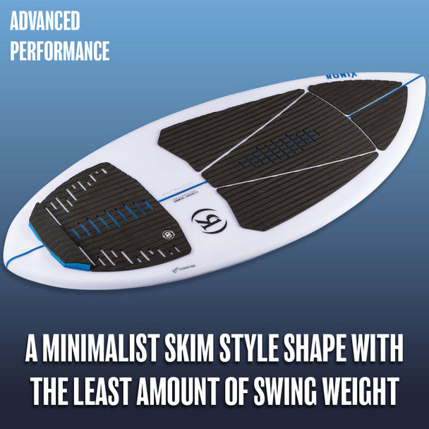 product variation RONIX Flyweight Skimmer Glacier White/Navy Wakesurf image