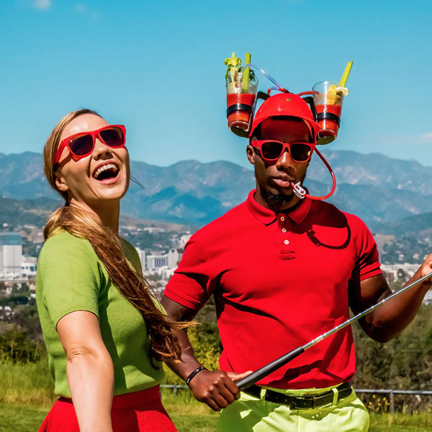 GOODR Grip It and Sip It Golf Sunglasses (FBFG-RD-CP1-RF)