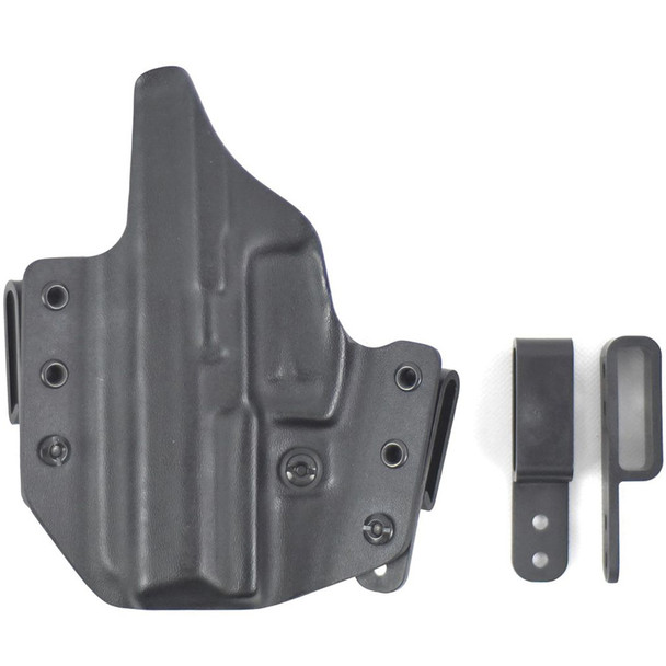 product variation L.A.G. Tactical Defender Fits Glock 17/22/31 Right Hand OWB/IWB Black Kydex Holster (1013) image