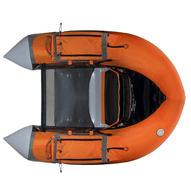 OUTCAST Super Fat Cat LCS Gray/Orange Float Tube (200-000244)