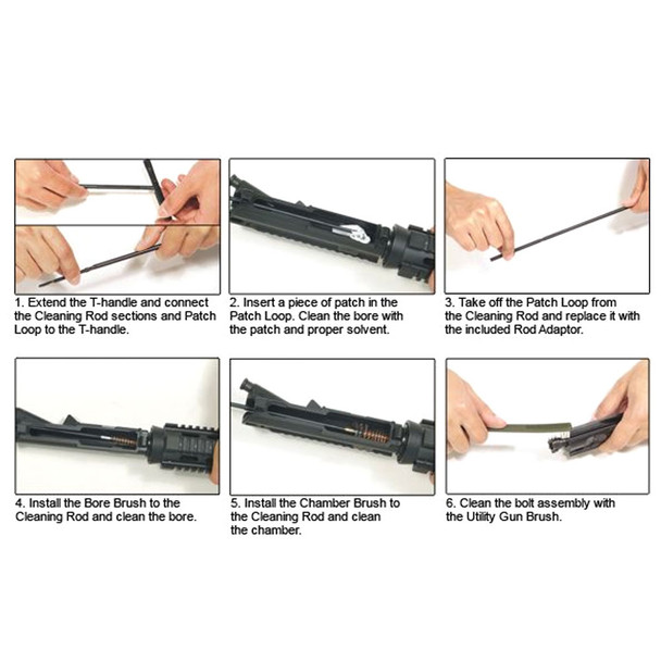 product variation UTG AR15 Cleaning Kit Complete with Pouch (TL-A041) image