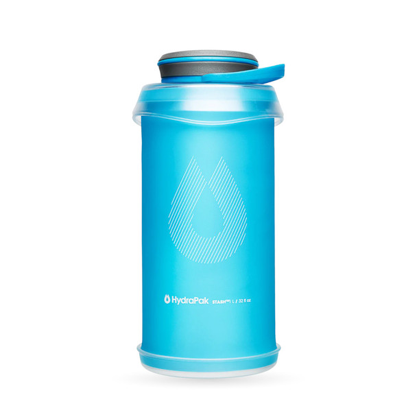 HYDRAPAK Stash 1L Malibu Blue Water Bottle (G121HP)