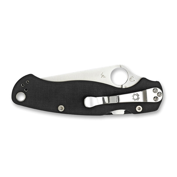 product variation SPYDERCO Para Military 2 3.42in PlainEdge Blade/G-10 Black Left-Hand Folding Knife (C81GPLE2) image