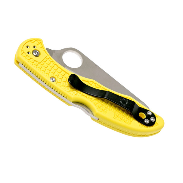 product variation SPYDERCO Salt 2 3in PlainEdge Blade/FRN Yellow Folding Knife (C88PYL2) image