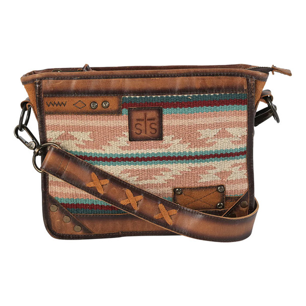 product variation STS Palomino Mae Corssbody Multi-Light Pink Serape Shoulder Bag (30299) image