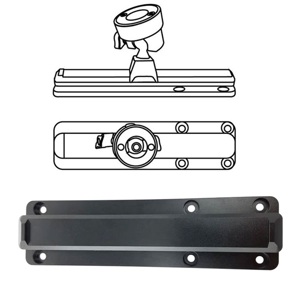 product variation MYGOFLIGHT AMPs Tilt and Swivel Compact Bolted Slide Mount (JMT-5035) image