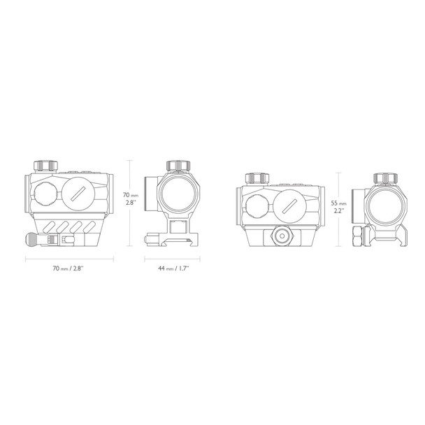 HAWKE Endurance 1x25 3 MOA Red Dot Sight (12127)