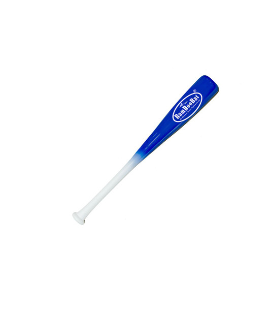 BAMBOOBAT BY PINNACLE SPORTS EQUIPMENT Adult White Handle/Royal Barrel 21in One Hand Training Bat (HWBU-21T)