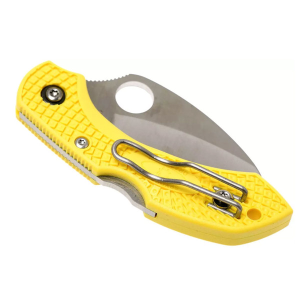 product variation SPYDERCO Dragonfly 2 Salt Lightweight Yellow Hawkbill 2.3in Knife (C28SYL2HB) image