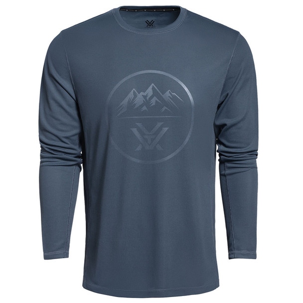 Vortex Men's Three Peaks T-Shirt - Charcoal Heather