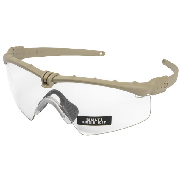 product variation Oakley Standard Issue Ballistic M-Frame 3.0, Glasses, Dark Bone Frame with Grey/Clear Lenses OO9146-07 image