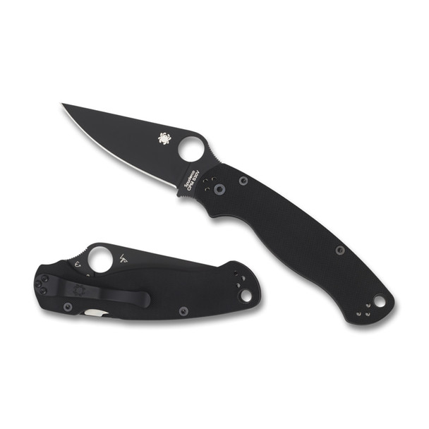 product variation SPYDERCO Para Military 2 G-10 Black Blade Knife (C81GPBK2) image