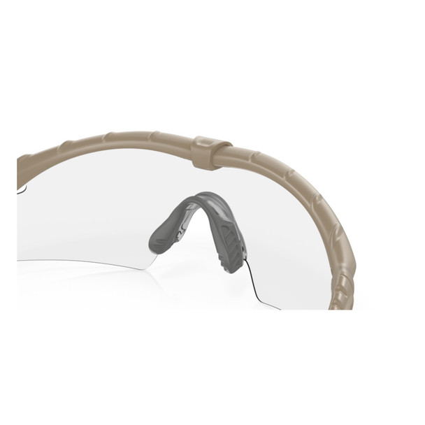 product variation OAKLEY SI Ballistic M-Frame 3.0 Hybrid Laser, Clear, Gray and Persimmon Lenses Dark Tan Protective Eyewear (OO9146-28) image