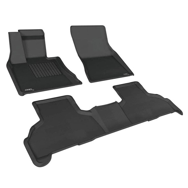 product variation 3D MAXPIDER Kagu Black All-Weather Floor Mats For BMW X5/X6 2014-2019 (L1BM05501509) image