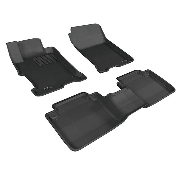 product variation 3D MAXPIDER Kagu Black All-Weather Floor Mats For Honda Accord Sedan (L1HD04801509) image