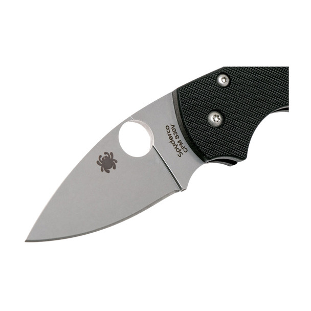 SPYDERCO Lil Native 2.45in G-10 Black Compression Lock Knife (C230GP)