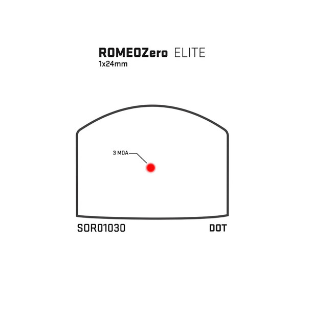 product variation SIG SAUER RomeoZero Elite Red Dot Reflex Sight (SOR01030) image
