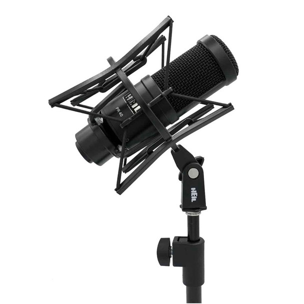 HEIL SOUND PR 40 Large Diameter Dynamic Black Studio Microphone (PR40B)