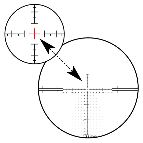 product variation ZEISS Conquest V4 4-16x44 SF 30mm Illum ZMOAi-T30 #64 Reticle Black Riflescope with Ballistic Turret and External Locking Windage (522935-9964-090) image