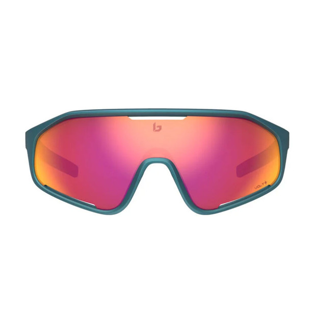BOLLE Shifter Creator Teal Metallic/Volt+ Ruby Polarized Lenses Sunglasses (BS010009)