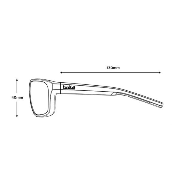 BOLLE Strix Black Shiny/TNS Lenses Sunglasses (BS022005)