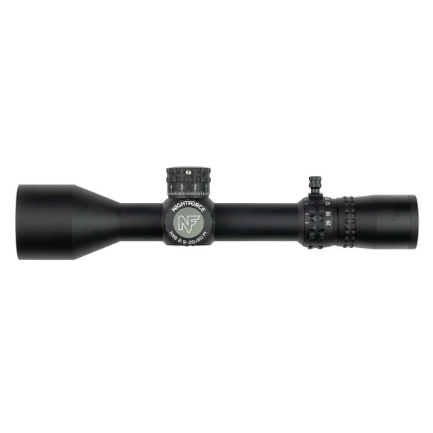 NIGHTFORCE NX8 2.5-20x50mm F1 ZeroStop .250 MOA DigIllum PTL MOA-XT Black Riflescope (C651)