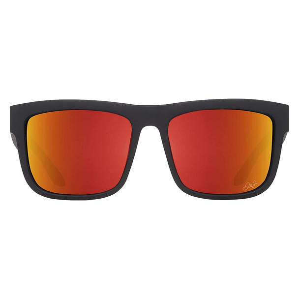 product variation SPY Discord Dale Jr Matte Black/ Happy Gray Green With Orange Spectra Mirror Sunglasses (1800000000003) image
