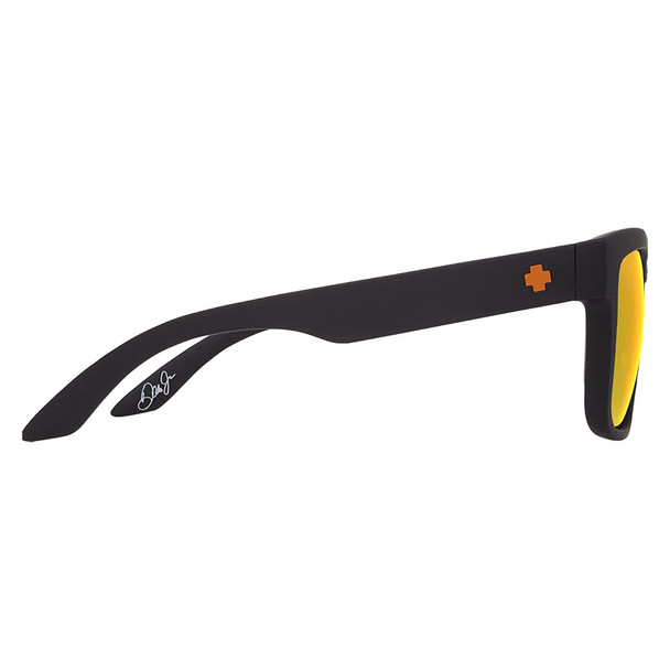 product variation SPY Discord Dale Jr Matte Black/ Happy Gray Green With Orange Spectra Mirror Sunglasses (1800000000003) image
