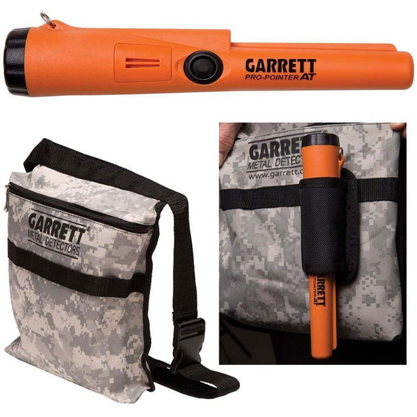 GARRETT Pro Pointer AT Metal Detector with Camo Pouch (1140900+1612900)