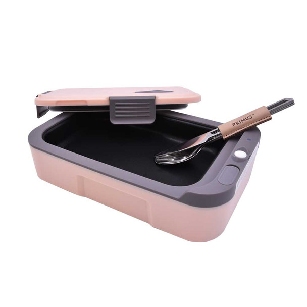 HOT BENTO Self Heated Lunch Box with Primus Cutlery Set (HB-2-LINEN+PRIM-P738017-BUNDLE)