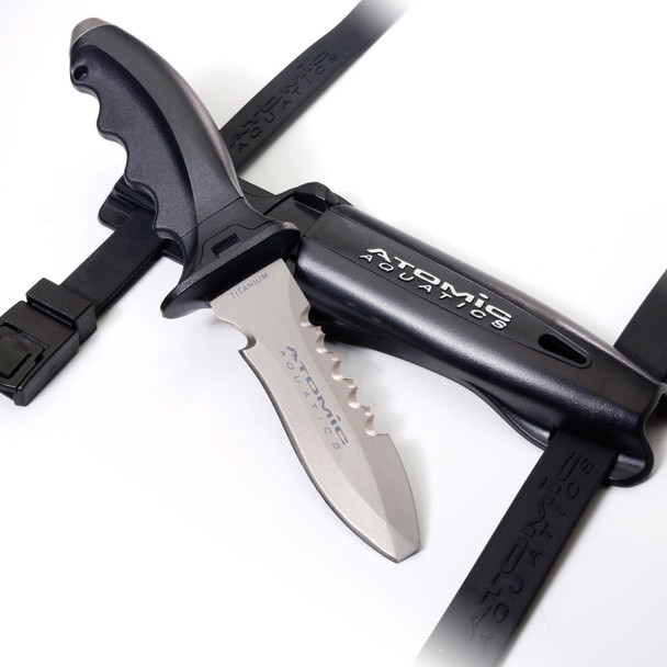 product variation ATOMIC AQUATICS Ti6 Titanium Blunt Tip Knife (07-0008-3P) image