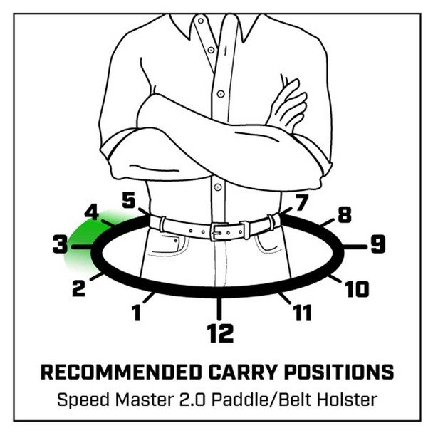 product variation GALCO Speed Master 2.0 Paddle/Belt GLOCK 19 RH Tan Holster (SM2-226) image
