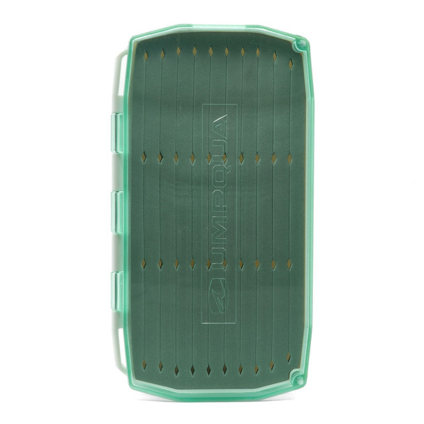 product variation UMPQUA UPG Foam Salt Baitfish Large Aqua Fly Box (30051) image