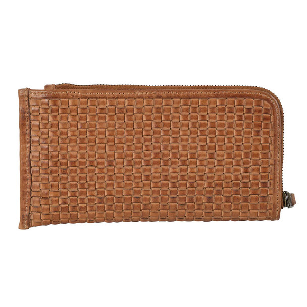 STS Sweetgrass Distressed Tan Clutch (STS-32304)