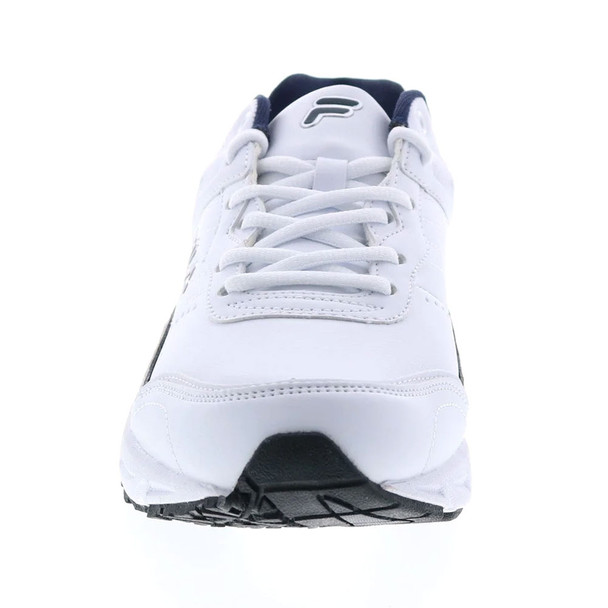 product variation FILA Men's Memory Sportland White/Fila Navy/Metallic Silver Running Shoes (FILA-1SR20831-109) image