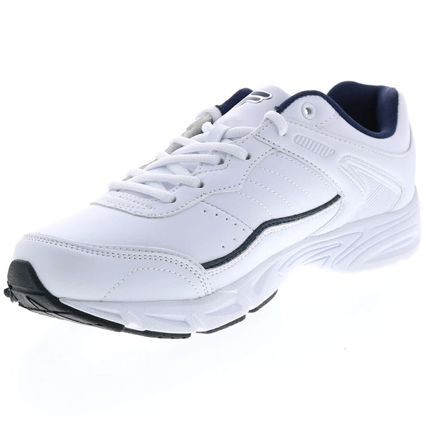 product variation FILA Men's Memory Sportland White/Fila Navy/Metallic Silver Running Shoes (FILA-1SR20831-109) image