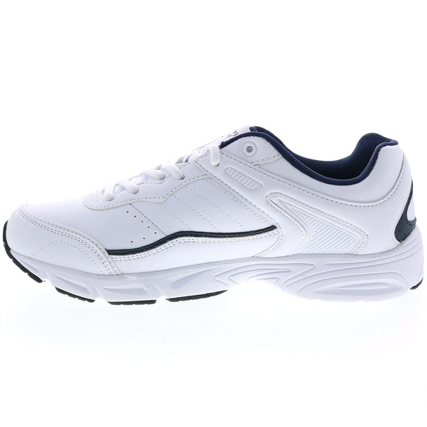 product variation FILA Men's Memory Sportland White/Fila Navy/Metallic Silver Running Shoes (FILA-1SR20831-109) image