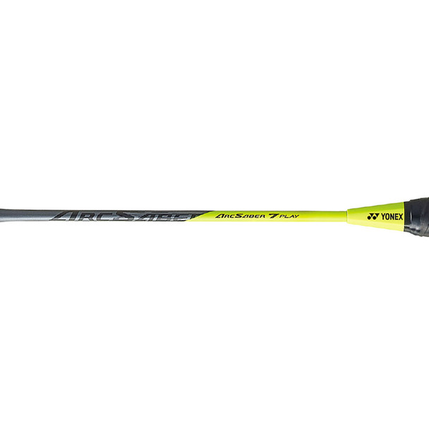 Yonex Arcsaber 7 Play Strung Gray/Yellow 4U Badminton Racquet (ARC7PLGRY4UG5)