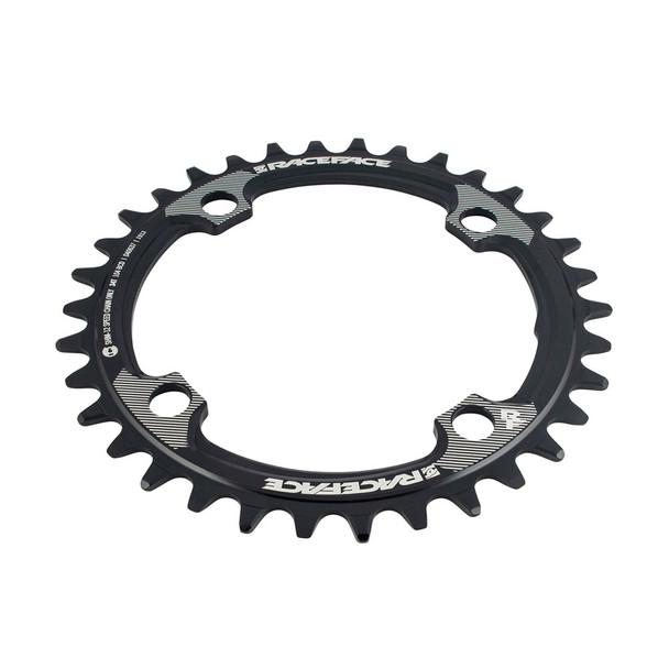 RACE FACE Narrow Wide 104 BCD 12 Speed Shimano Single Chainring, 34T, Black (RNW104X34TSHI12BLK)