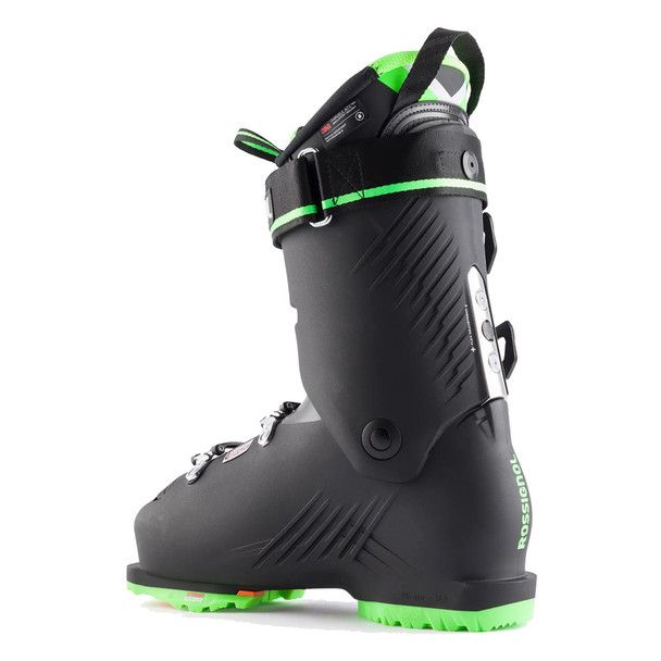 Open Box (Damaged package): ROSSIGNOL Hi-Speed 120 Hv Gw Boots, Color: Black Green, Size: 275 (RBL2110-275)