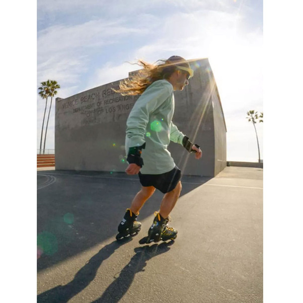 product variation K2 SKATE Men's F.I.T. 80 BOA Gray/Mustard Inline Skates (I220201301) image