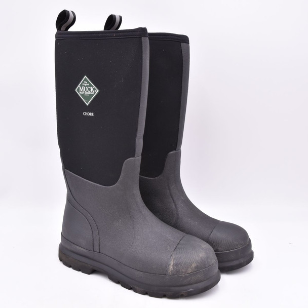 Open Box (Great condition, limited use): MUCK BOOT COMPANY Chore Hi Work Boot, Color: Black, Size: 8 (CHH-000A-BLC-080_3)