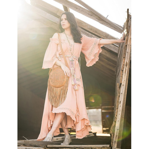 product variation STS Wayfarer Sage Fringe Crossbody (STS-35045) image